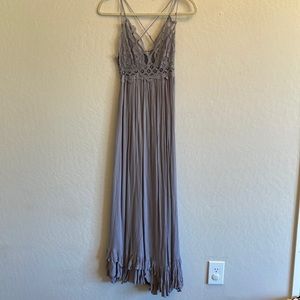 Free People Adella Maxi Slip Dress